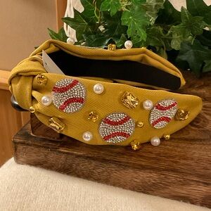 Baseball Embellished Headband
